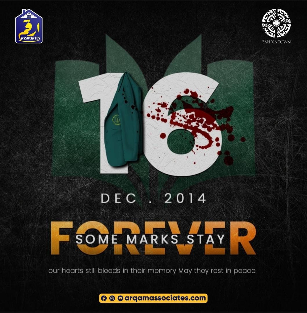 arqamassociate's tweet photo. Today I pray no child and no parent, from any nationality or any religion, would have to go through this ever again.
#apspeshawarattack #apsattack #apspeshawar #peshawar #aps #attack #blackday #apsattackpeshawar #pakistan #pakistani #december #peshawarattack #school #rip #pakarmy https://t.co/PURKMY8Gu8