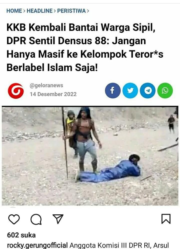 AMattunruang's tweet photo. Teroris is teroris dimanapun harus diperlakukan yg sama, equality before the law. https://t.co/AvOSB4tWLn