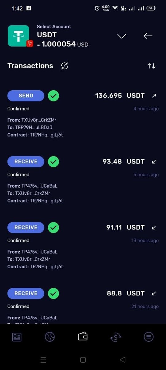 i'm looking for crypto investor who's interested to earn usdt 3 times a day in every 8 hours if you have at least 21 USDT- TRC 20 just message me on how😍🥰
#binance #crypto #CryptoInvestor #Cryptocom  #cryptocurrency