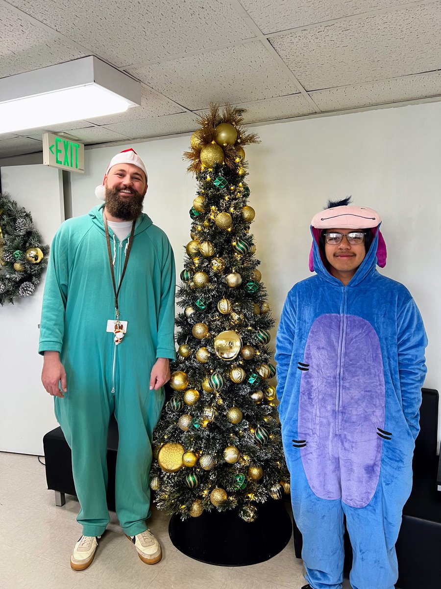 COA_middle's tweet photo. 12 Days of Holiday Spirit continue @ COA Middle: today all students and staff were invited wear onesies to school. #huskies_schoolspirit #coa_middle #holiday_cheer #coa_school #gcc_charters https://t.co/ars9rwvdOf