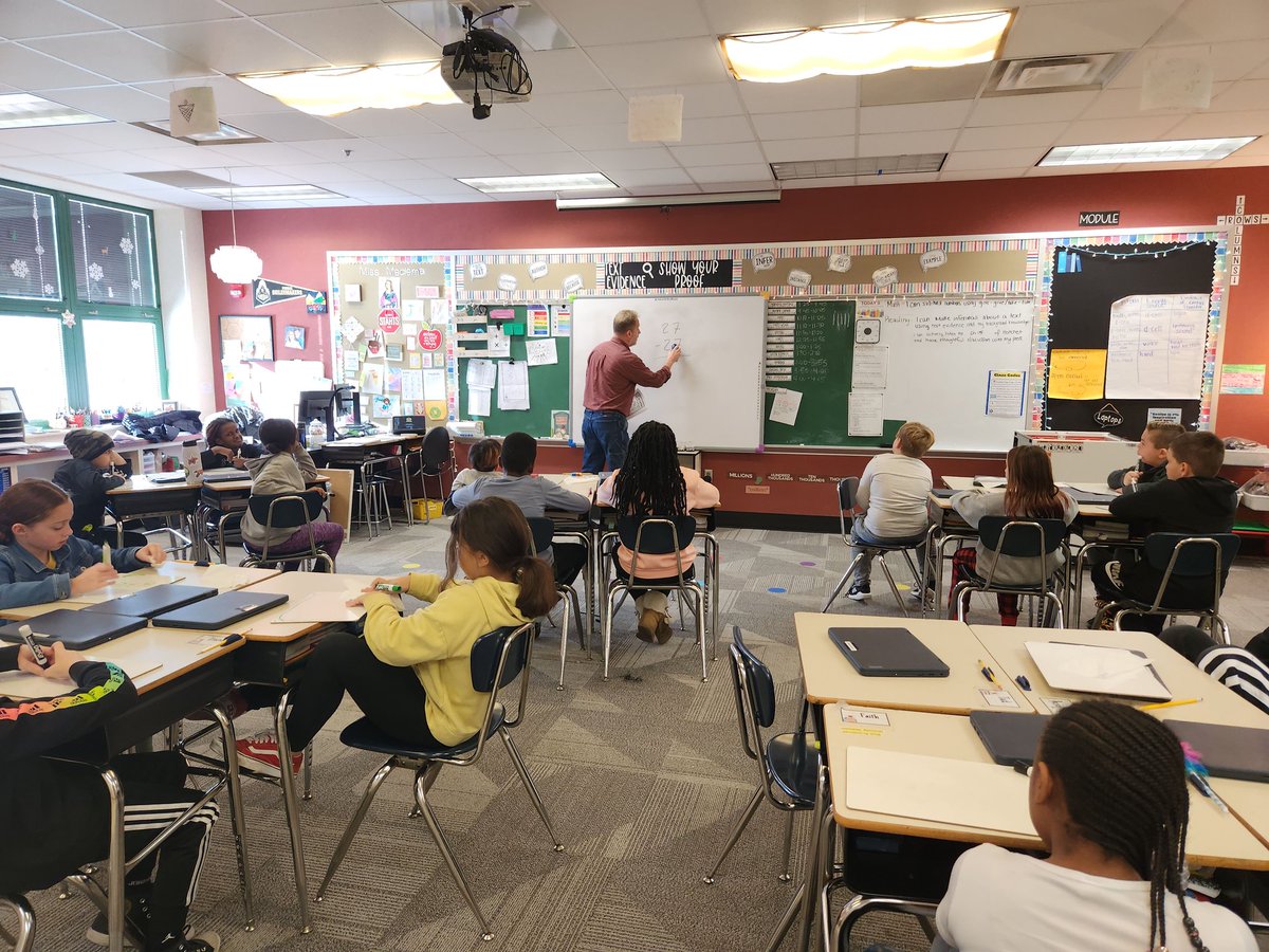 My dad, Mr. Medema, teaching subtraction!