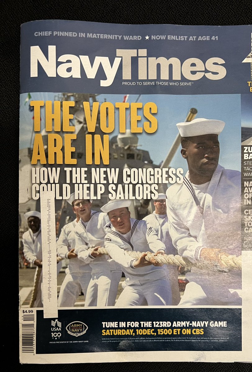 What did you ask me? Are those Sailors on the cover of Navy Times from the USS Bainbridge (DDG 96) handling lines during our homecoming? Yup!!! That’s them!  HOOYAH!  MC2 Elexia Morelos took great shots for us during our deployment! #DDG96 #KeepGrindin