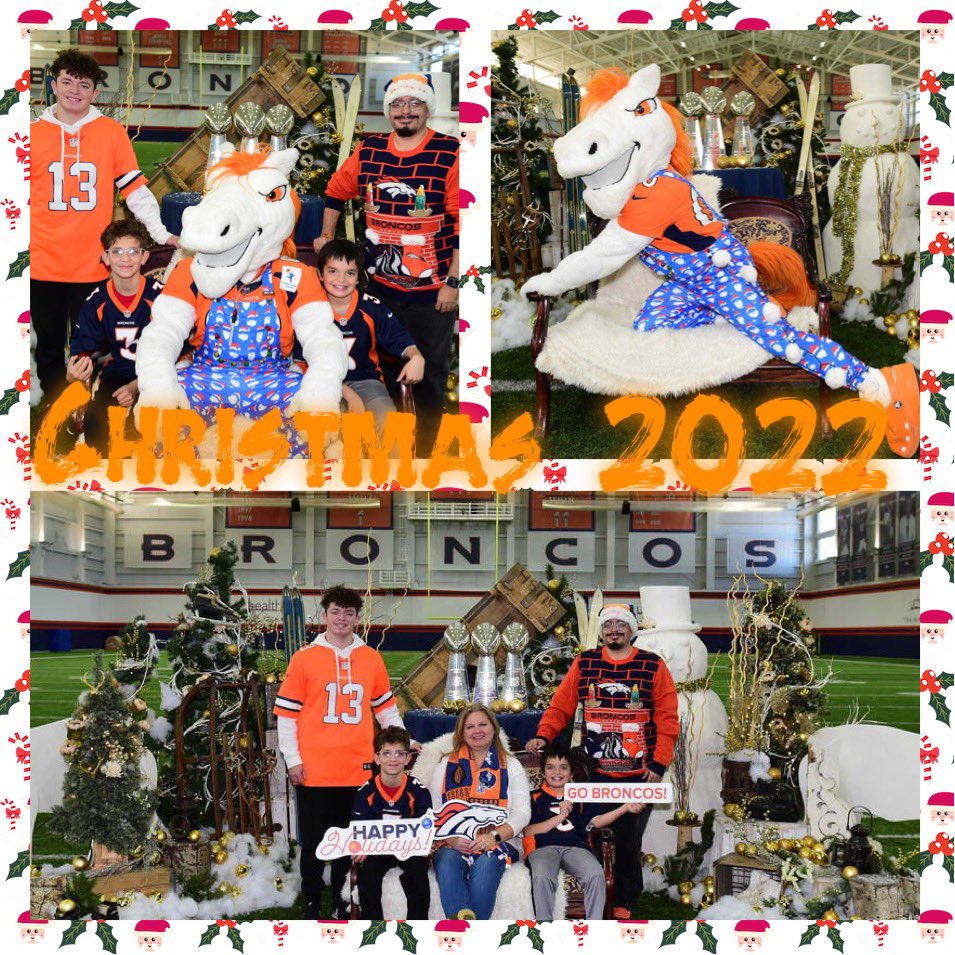BroncoReaper's tweet photo. The greatest gift of all this holiday season is a loving family and close friends.  I’m so,so very blessed to have such a wonderful family &amp; the best fanaily&amp;friends throughout Broncos Country.  
Happy Holidays From my family, to yours!! LET’S RIDE! https://t.co/1ydOvxvYQw