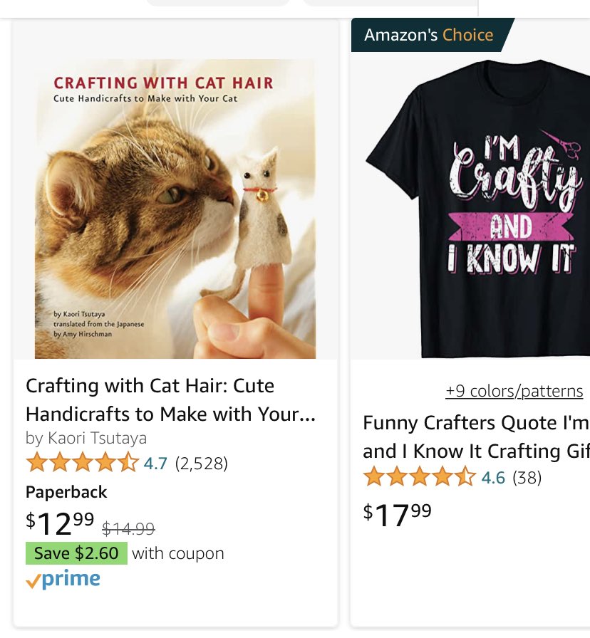 I don’t know if I should be impressed or offended by the Amazon algorithm but… touché.