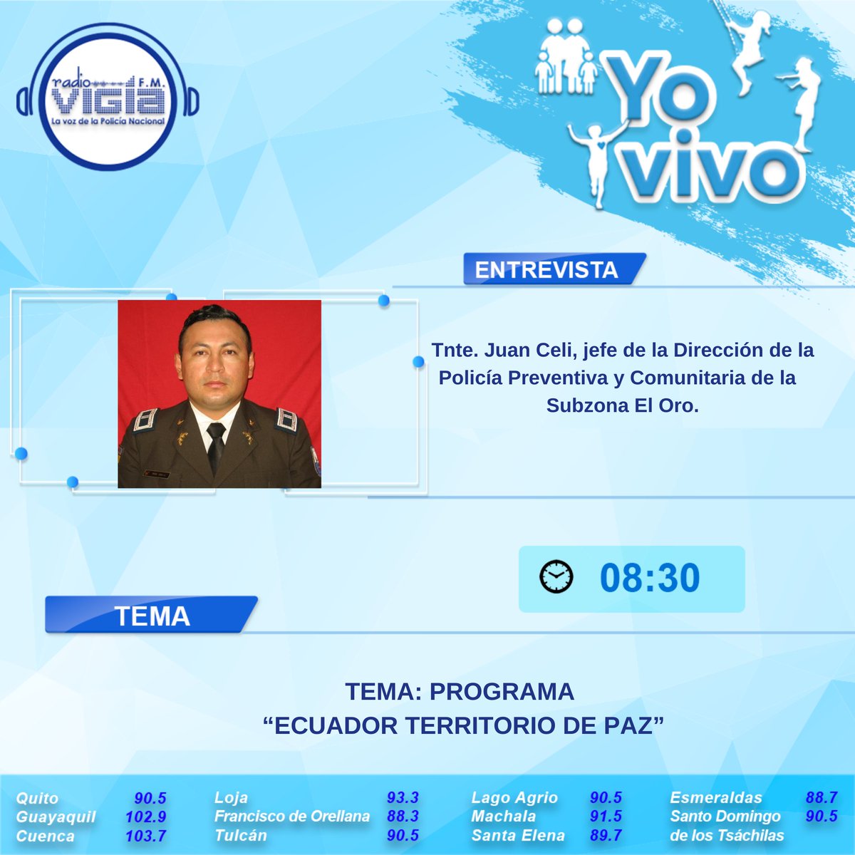 Policía Ecuador on Twitter "RT radio_vigia Mañana en 