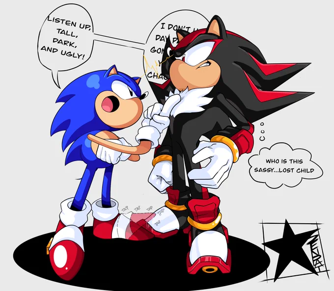 I feel like they wouldn't be friends #SonicTheHedgehog #Sonic 