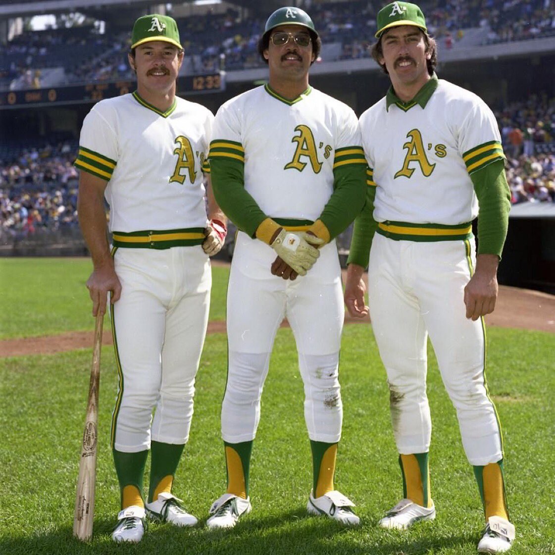 OldTimeHardball on X: Oakland A's (1973-1975) Gene Tenace, Reggie Jackson,  and Ray Fosse  / X