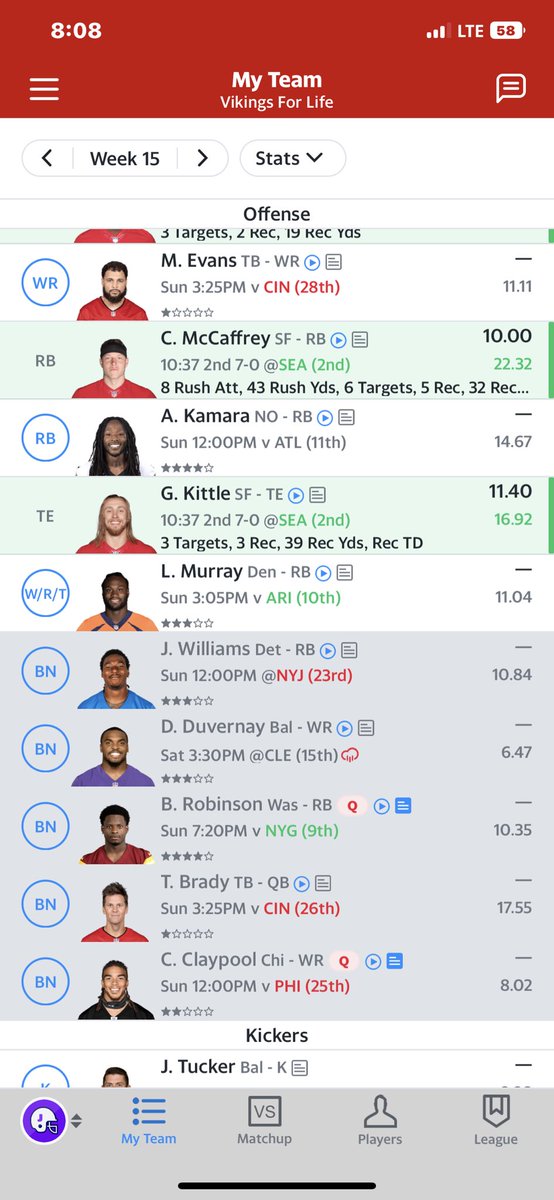 JessicaMarie727's tweet photo. @YahooFantasy fix your app it’s playoffs! I would like my points https://t.co/kAkeoGRZuM