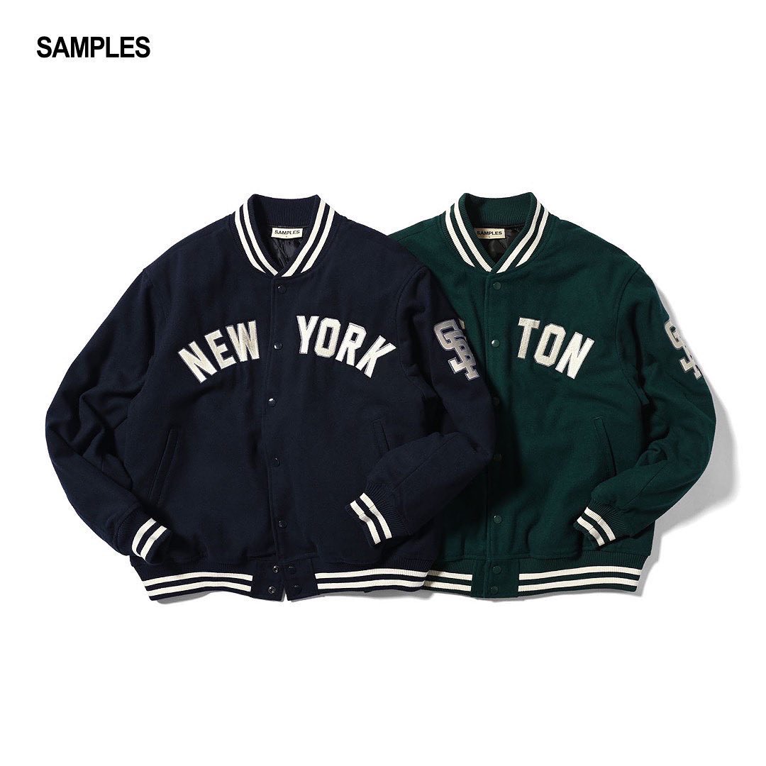 最新入荷】 SAMPLES 朝岡周 新品未使用 VARSITY VARSITY JACKET JACKET