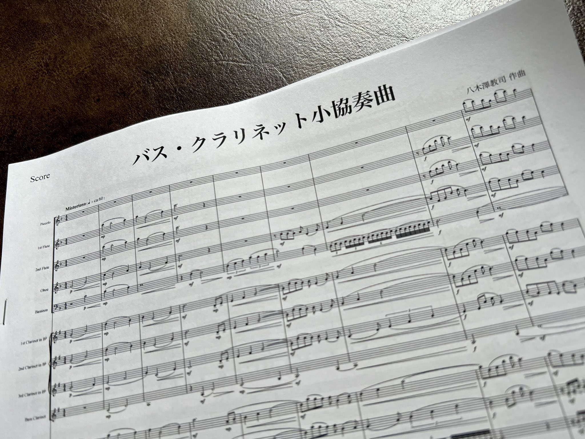 送料無料 吹奏楽楽譜 八木澤教司:「西風に揺られて」～ 熱き心の