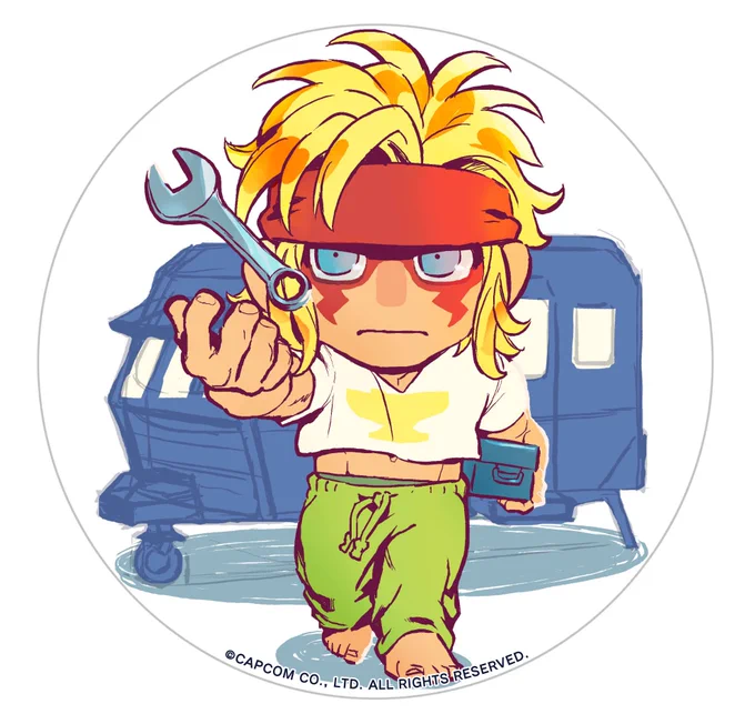たみおさんのSFVアレックスくん。かわいいですね。#SFV   #StreetFighterV  #みんなの落書き 