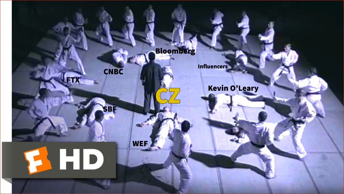 Cryptotea's tweet photo. @cz_binance CZ fighting worldwide fud https://t.co/G9yw7WaMR5