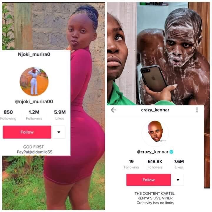 queen_subie's tweet photo. Njoki Mûrira
Her only content is twerking her shapely thendex for 15 seconds per clip. 1.2M followers!
Crazy Kenar.
Pulls some of the most mind-cracking comedy skits which can last for 60 seconds per clip. They are professionally produced and edited before posted. 618K followers https://t.co/apHVEjLZcm