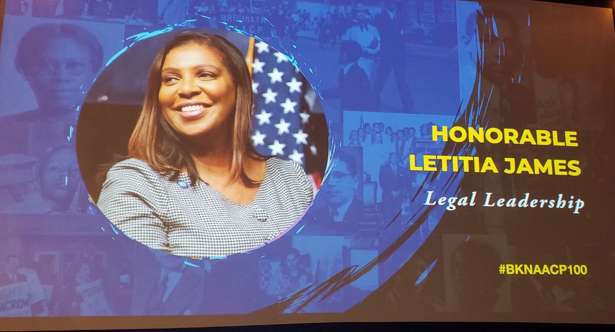 For 100 years, <a href="/brooklynnaacp/">Brooklyn NAACP</a> has led the way to advance civil rights and social justice in New York and across our nation. 
 
I was honored to receive its Legal Leadership Award at its centennial this evening.