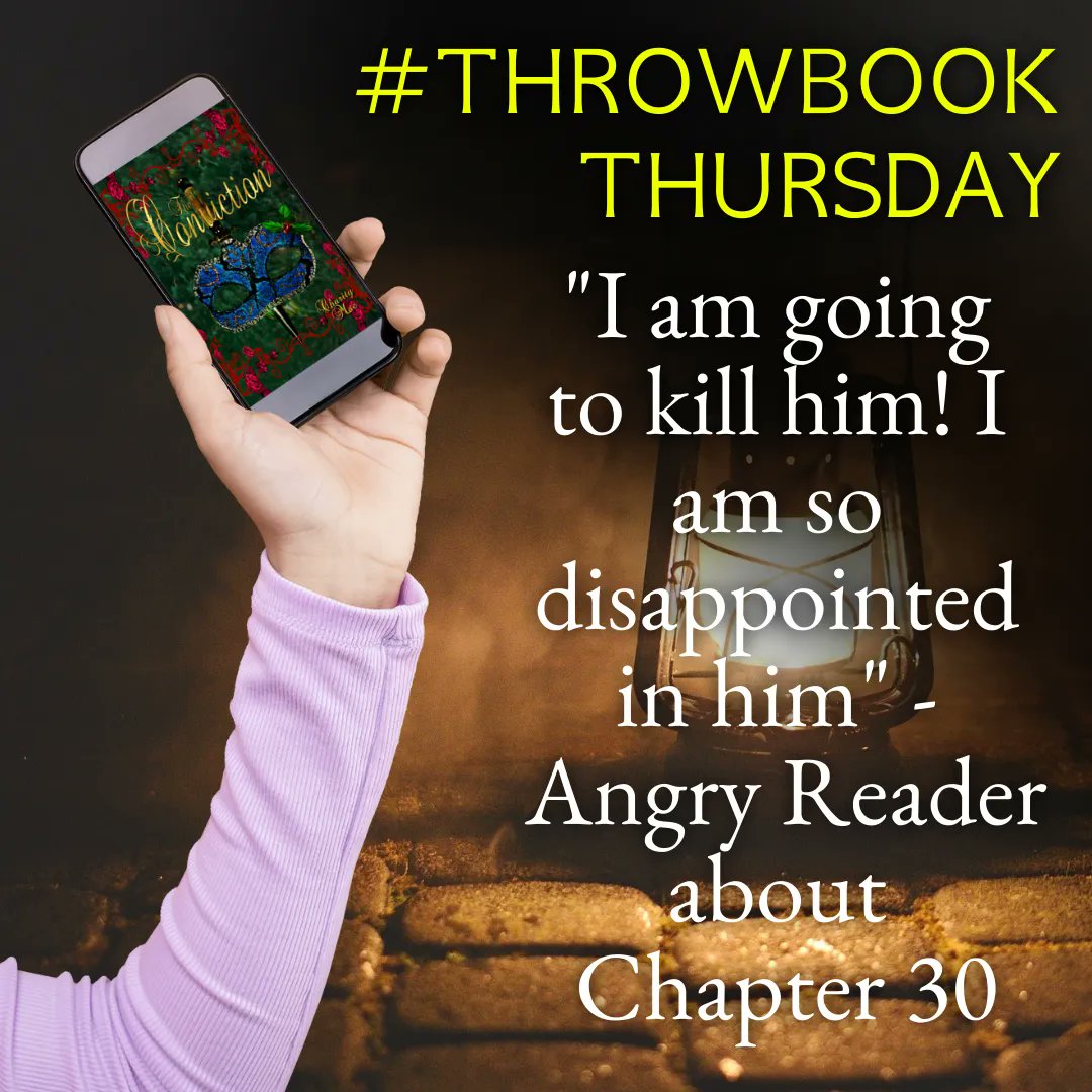 CharityMaeWrits's tweet photo. Now for my favorite hashtag of the week #throwbookthursday! Post your throw-the-book moment to be featured. #amreading #bookworm https://t.co/m3YzAFINLv