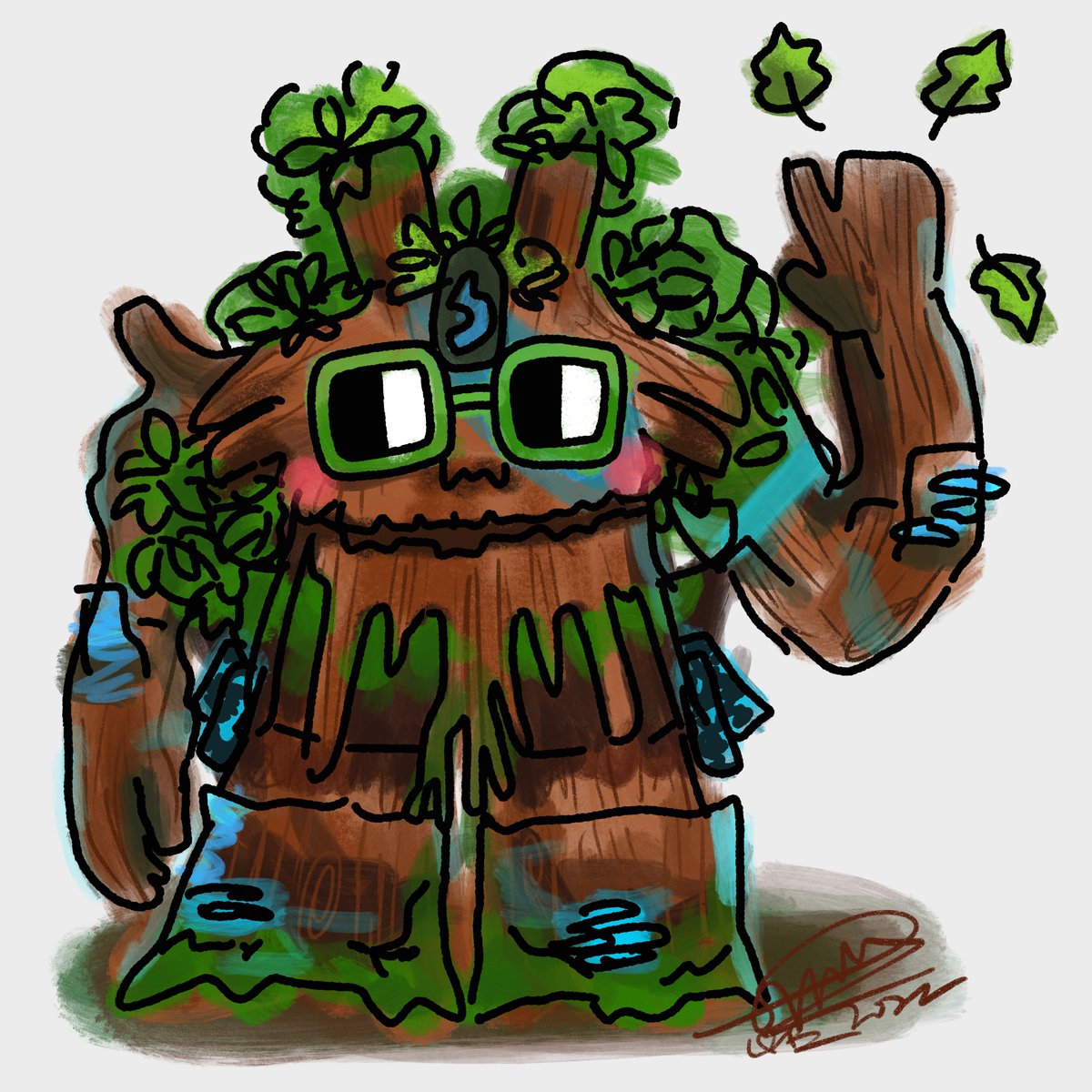LaughAndBelly's tweet photo. quick sketch of Treant Protector waving hello at all the NOUNish players and spectators πππΏ
who's the next hero??? :D @nounsesports @partsasquatch @siractionslacks @nounsdao @p12nft
#dota2 #dota2art #characterdesign #treantprotector https://t.co/pGLOiYNo1V