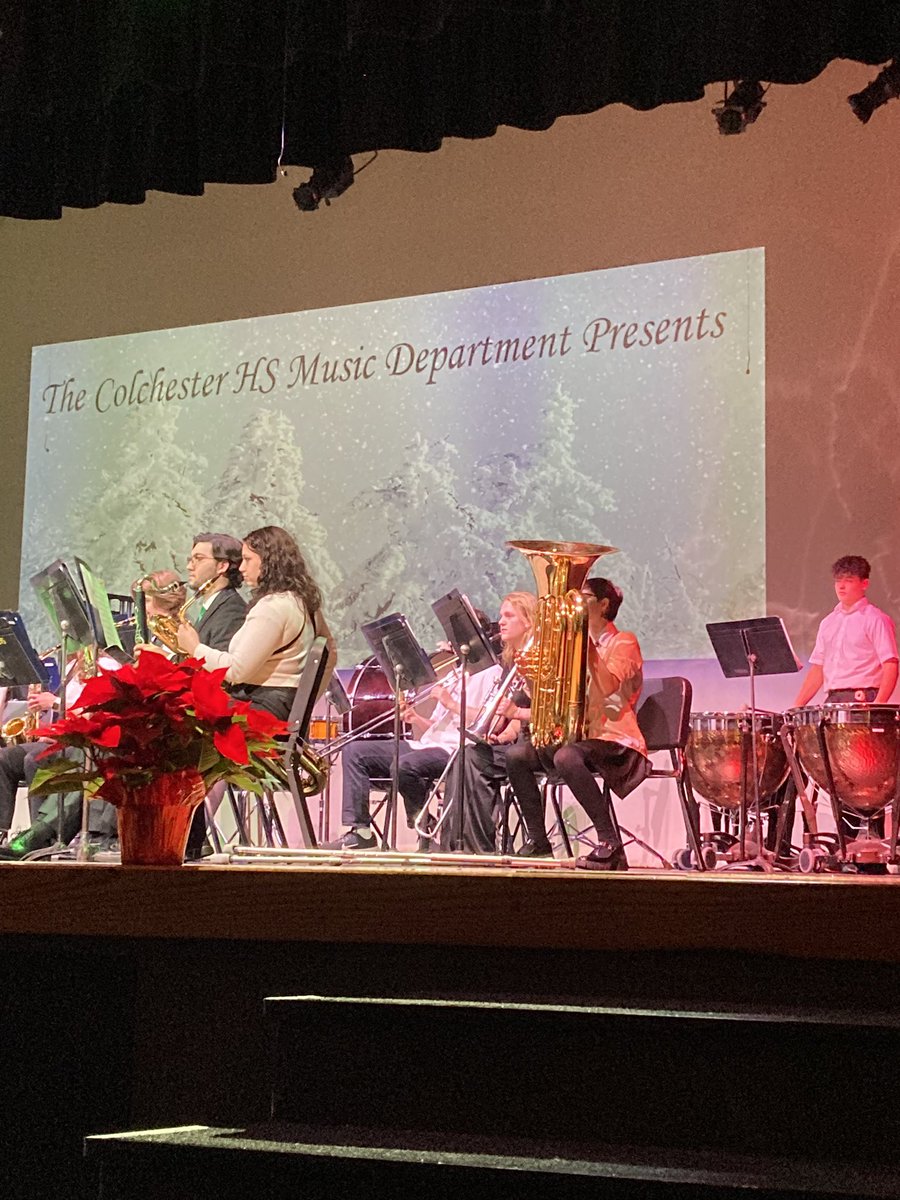 Wonderful Winter Concert, CHS Band and Choral students! <a href="/CHSLakersVT/">Colchester High School</a>