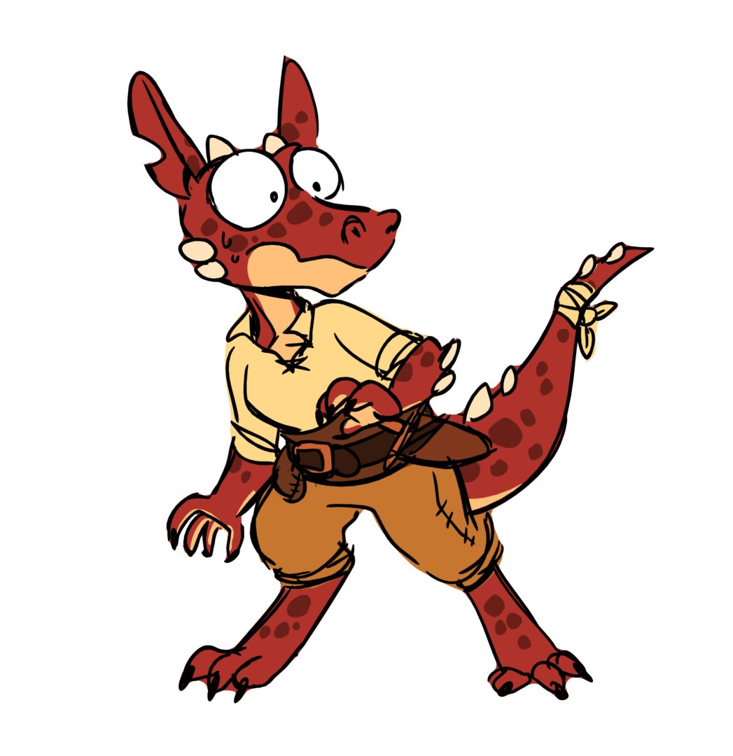 「a little kobold! her name is Trinket 」|Katherine Crossanのイラスト