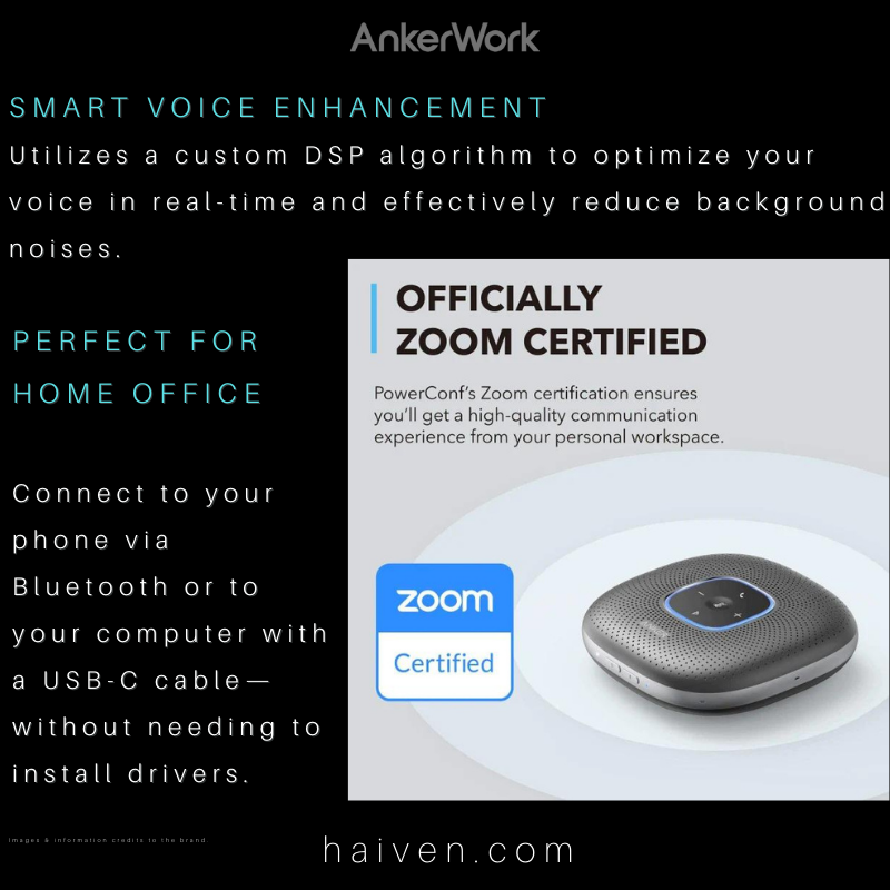 haivendubai's tweet image. #ankerwork #powerconfbluetoothspeakerphone on haiven.com