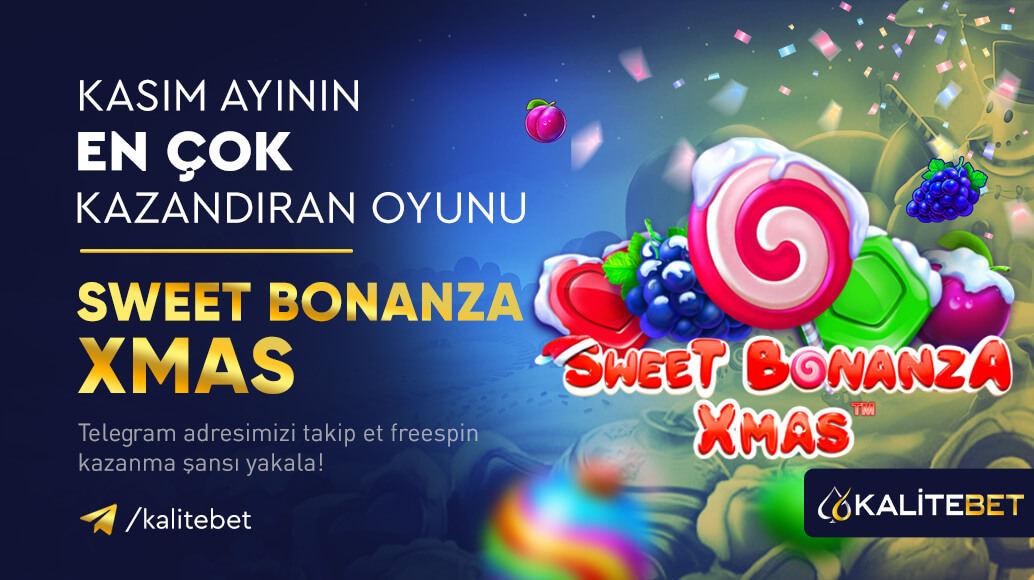 KalitebetBonus's tweet photo. 💰Kasım ayının en çok kazandıran slot oyunu SWEET BONANZA XMAS ! 

🎰Ertesi Gün Yatırım Bonusu ile birlikte kazancınızı katlayın !

Kaliteli Bonus Kaliteli Oran
👉🏻https://t.co/W7IEX8a6Al https://t.co/YHMV3ezLxF