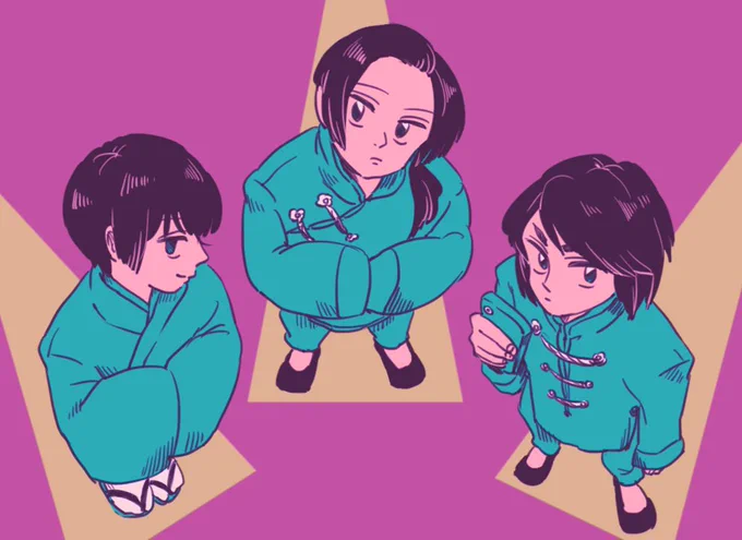 懐古タイム。2013〜2015年くらいは版権をたくさん描いていたのだけど、今より色合いとかデザイン的でこれも可愛いな… 