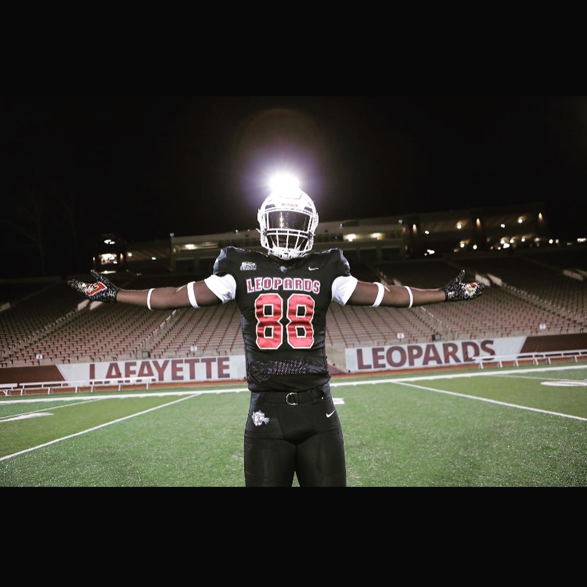 After a great conversation with <a href="/CoachKRHarrison/">Coach Harrison, M.Ed.</a> and <a href="/CoachSeumalo/">Andrew Seumalo</a> along with the Lafayette coaching staff I am grateful to have all these blessing and now I have chosen to further my education and football career as a Lafayette College leopard commit 8️⃣8️⃣ to 1️⃣8️⃣🐆