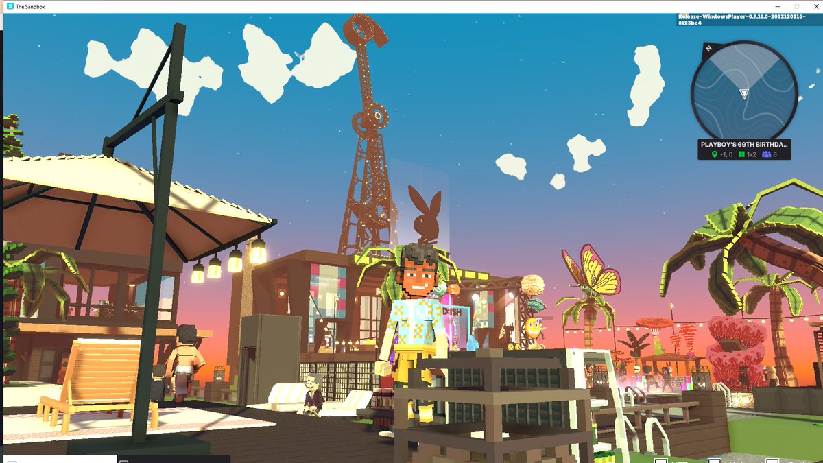renodion31's tweet photo. @TheSandboxGame @Playboy Celebrating @PLAYBOY’S 69TH BIRTHDAY PARTY! 👯‍♀️ https://t.co/47MCS6t4jJ