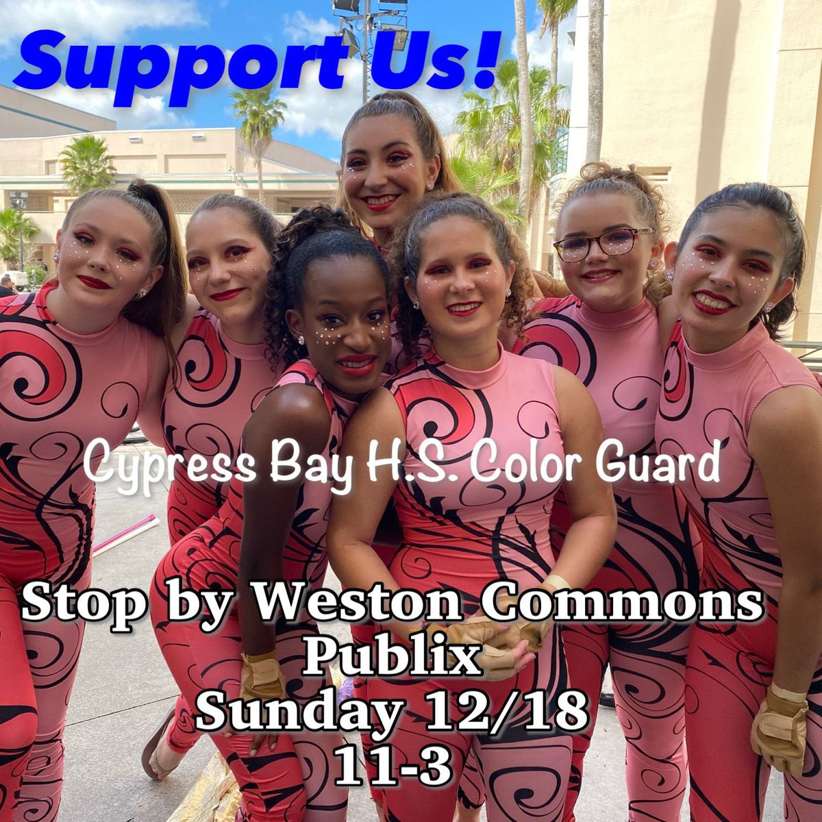Come support our #cypressbay Winterguard team this weekend as they raise funds for the upcoming season!