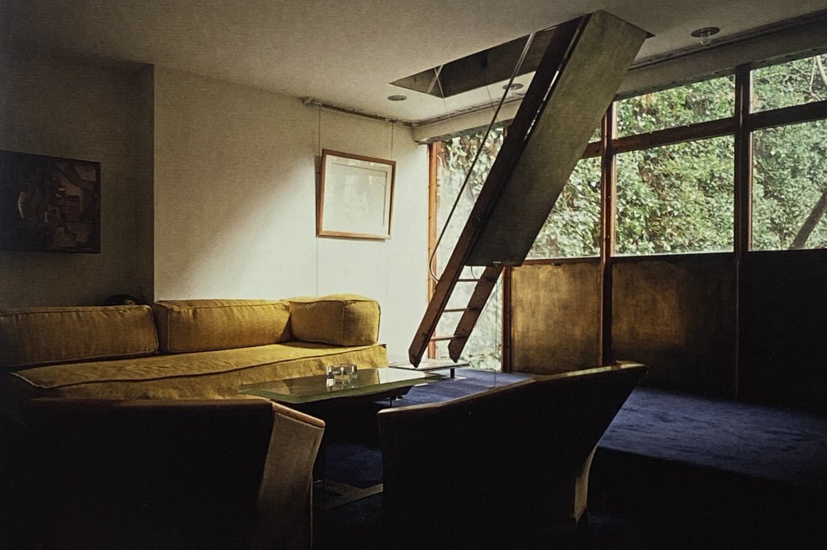 Architext14 on Twitter "Maison de verre hidden stair to master bedroom