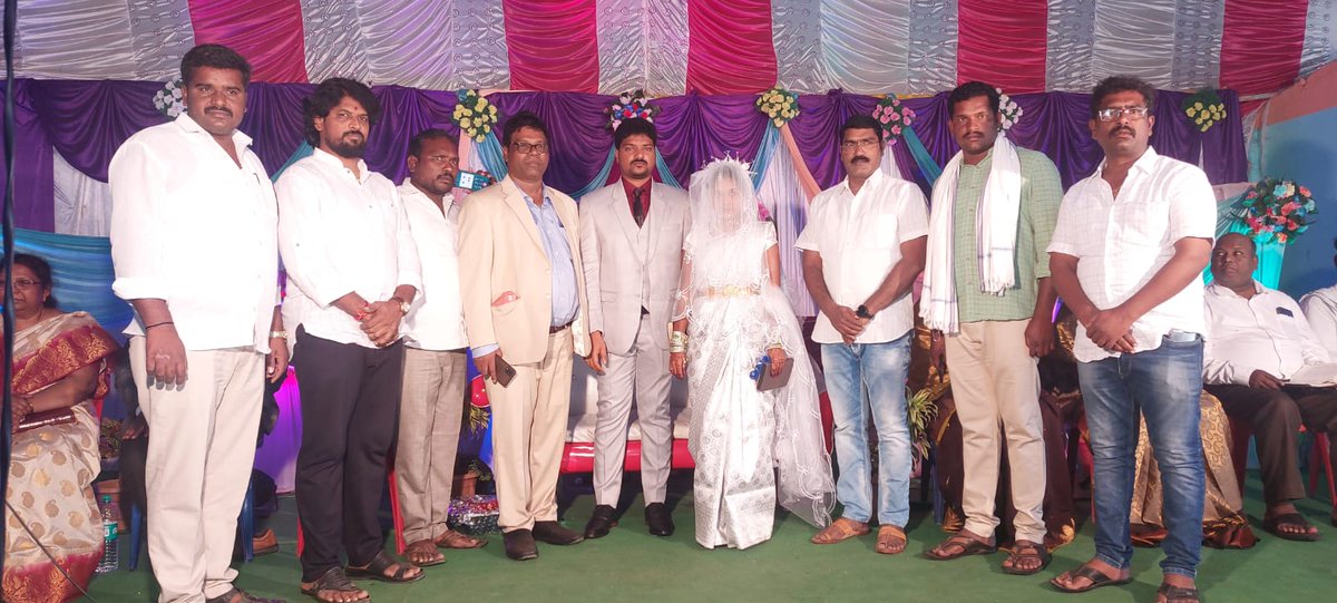 SampathKumarINC's tweet photo. Attended to various marriages at #alampurassembly
@INCTelangana https://t.co/AW4pHImCUn