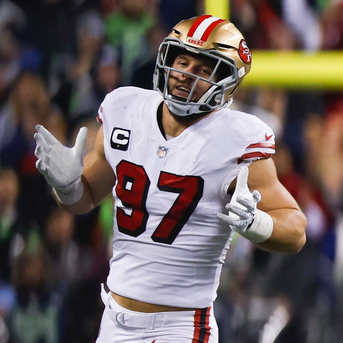 NFL's tweet photo. leads the league in sacks /shrugs https://t.co/jEez9TLxUj
