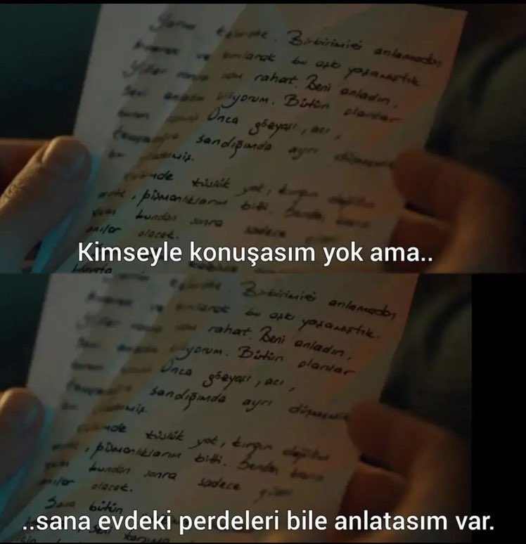 “Kimseyle konuşasım yok ama sana evdeki perdeleri bile anlatasım var..”