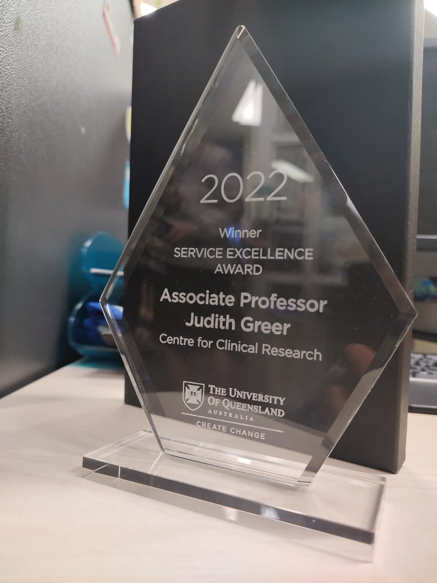VatseDixit_Aaks's tweet photo. When everyone recognises how amazing a person Judith actually is, it's awards galore. Final one for the year and third in a row - Winner of Service Excellence award Faculty of Medicine, UQ #UQCCR @UQ_Medicine @UQ_News https://t.co/W0KMvfmr7R