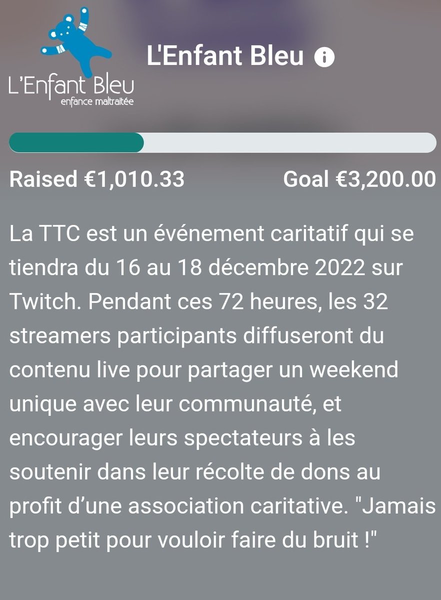 ttc_twitch's tweet photo. 4h20 que l'événement caritatif le plus truculent de France a commencé, et nous avons déjà dépassé les 1000 euros pour l'@AssoEnfantBleu❤️
Vous êtes Incroyables ! Merci pour tout et ce n'est que le début, Mesdames et Messieurs 
#twitchstreamer #twitchfr #twitch #twitchtv #Charity https://t.co/k7P5dNSxTj