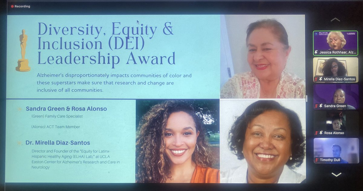 Mirella Diaz-Santos (@mirelladiazsan1) on Twitter photo Beyond honored to be recognized by <a href="/alzassociation/">Alzheimer's Association</a> <a href="/socALZ/">Alzheimer's Association California Southland</a> (and Nina Moussavi, Esq. | Director of Public Policy and Advocacy | for the nomination!) Y a las mujeres poderosas Sandra & Rosa, congrats <a href="/UCLAEastonAD/">UCLA Easton Center for Alzheimer's Research & Care</a> <a href="/UCLANeurology/">UCLA Neurology</a> <a href="/UCLArcmarchime/">UCLA RCMAR CHIME</a> <a href="/BWScholars2018/">2018 Butler-Williams Scholars Program</a> Beyond honored to be recognized by <a href="/alzassociation/">Alzheimer's Association</a> <a href="/socALZ/">Alzheimer's Association California Southland</a> (and Nina Moussavi, Esq. | Director of Public Policy and Advocacy | for the nomination!) Y a las mujeres poderosas Sandra & Rosa, congrats <a href="/UCLAEastonAD/">UCLA Easton Center for Alzheimer's Research & Care</a> <a href="/UCLANeurology/">UCLA Neurology</a> <a href="/UCLArcmarchime/">UCLA RCMAR CHIME</a> <a href="/BWScholars2018/">2018 Butler-Williams Scholars Program</a>