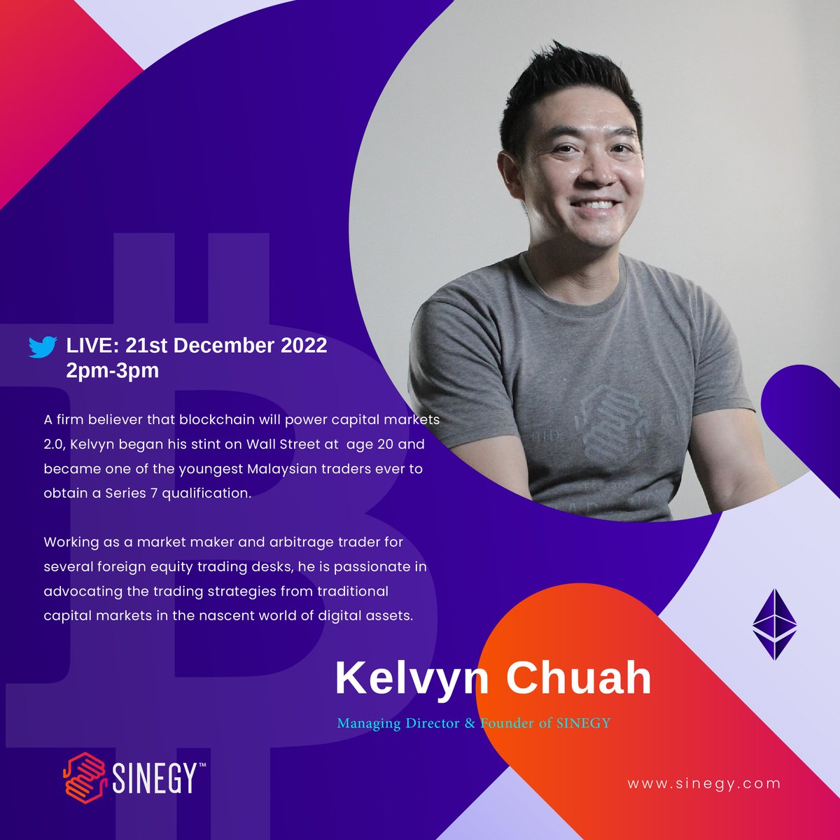 SinegyMY's tweet photo. Please welcome our next speakers for the Crypto Outlook in 2023 🇲🇾discussion!

#Twitter #Crypto #Malaysia #fintech #Blockchain #SpaceShost #discussion #cryptooutlook #CoinMarketCap #web3 #sinegy #event #malaysia #technology #penang #digital #georgetown #sinegyspaces https://t.co/yRaKXbmpLA