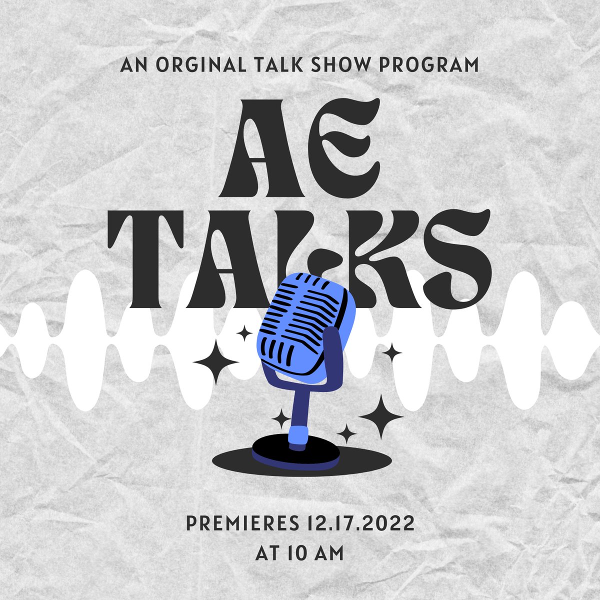 aetaIks's tweet photo. Folks, it's official!  Æ Talks is back with another segment to their series "Risks in Media".

Make sure to set your alarms! A new episode is about to drop tomorrow at 10 AM. Don't miss out! We have a special surprise for you.😉 https://t.co/7wp06UPsTq
