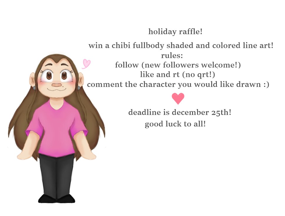 cameosweets2's tweet photo. holiday raffle!
read the rules below, good luck all!

for every 50 retweets, i'll add another winner! (up to 4 winners) https://t.co/qt55sg4daN