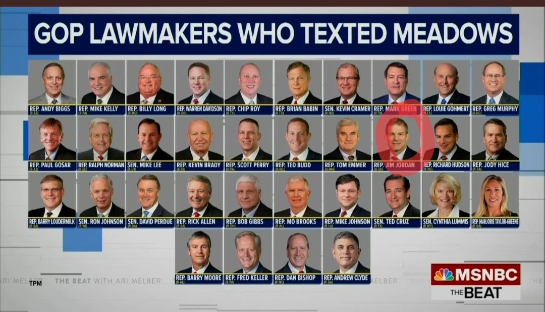 DemirandaJC's tweet photo. @Jim_Jordan I think the insurrection started with 34 #GOPSeditiousTraitors. You're one of them.
#meadowstexts https://t.co/VwmzAvIajO