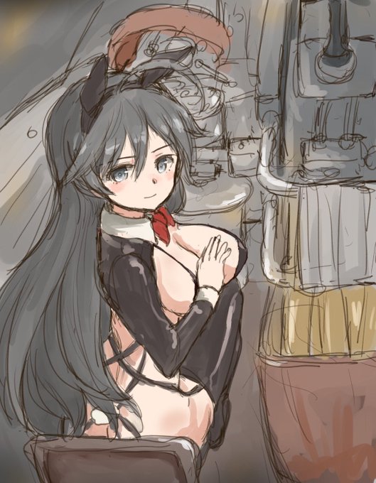 #五十鈴華生誕祭2022 #garupan 
逆バニー戦車使用(耳がみじかい)の華さんこういう衣装がよく似合う。 