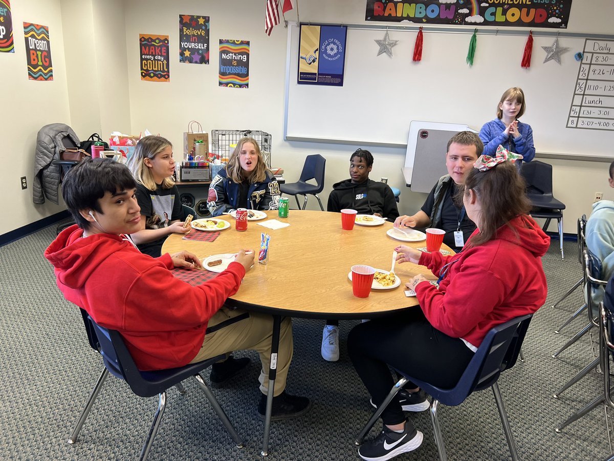 Christmas brunch with our favorite visitor!! <a href="/KellerSped/">Keller ISD SpEd</a> <a href="/KHSIndianNation/">Keller High School</a>