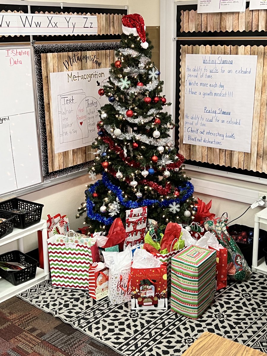 Annual Secret Santa Gift Exchange! Oh, the excitement, smiles and laughter is an awesome way to end the semester! For the child that may not have much to look forward to, I got you!  I hope everyone’s holiday season is one that brings much peace and joy! ⁦<a href="/NoelLonghorns/">Noel Elementary</a>⁩
