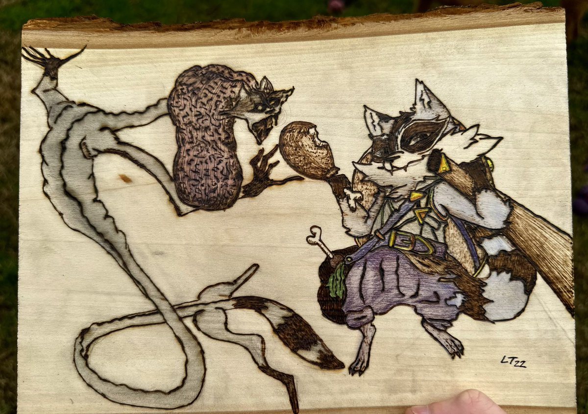 LeftyTeftArt's tweet photo. Beau the cute rac boi or Eldritch horror? Why not both? @LaynaLazar @BrettUltimus #worldofio #fanart #pipedreamers https://t.co/FmGUpv3ixf