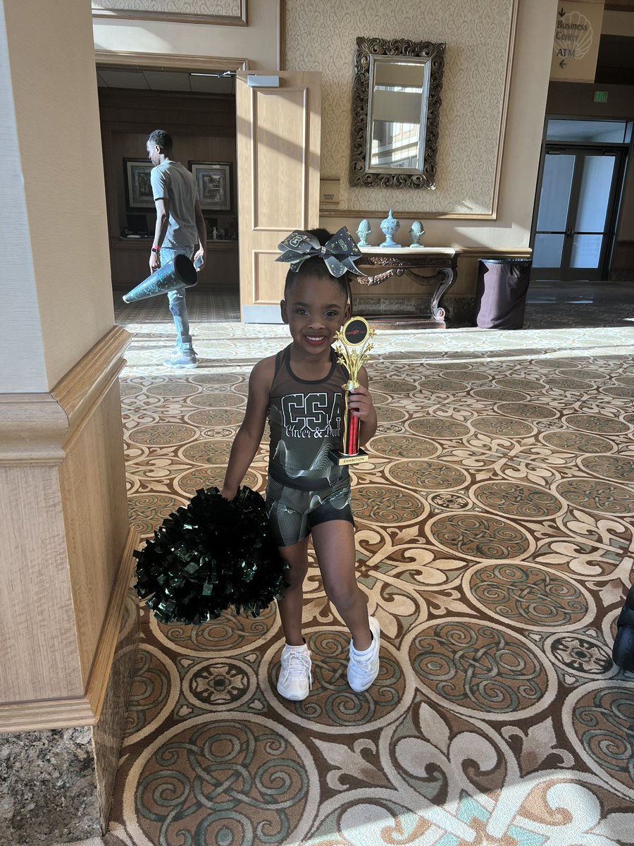 My beautiful granddaughter had her 1st cheer competition this past weekend. I am so proud of her. Gammi loves you!!!