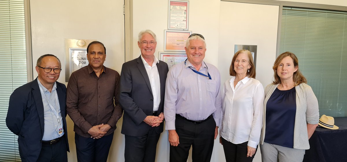 UWAresearch's tweet photo. The Office of Research say farewell to Campbell Thomson this week 😭. Our Director is retiring and we've celebrated in 'Campbell' style - not to mention the highlight - a ceremonial tie cutting!🎉

We will miss your leadership and wonderful sense of fun  @camthom45 ! https://t.co/GqP285C22l