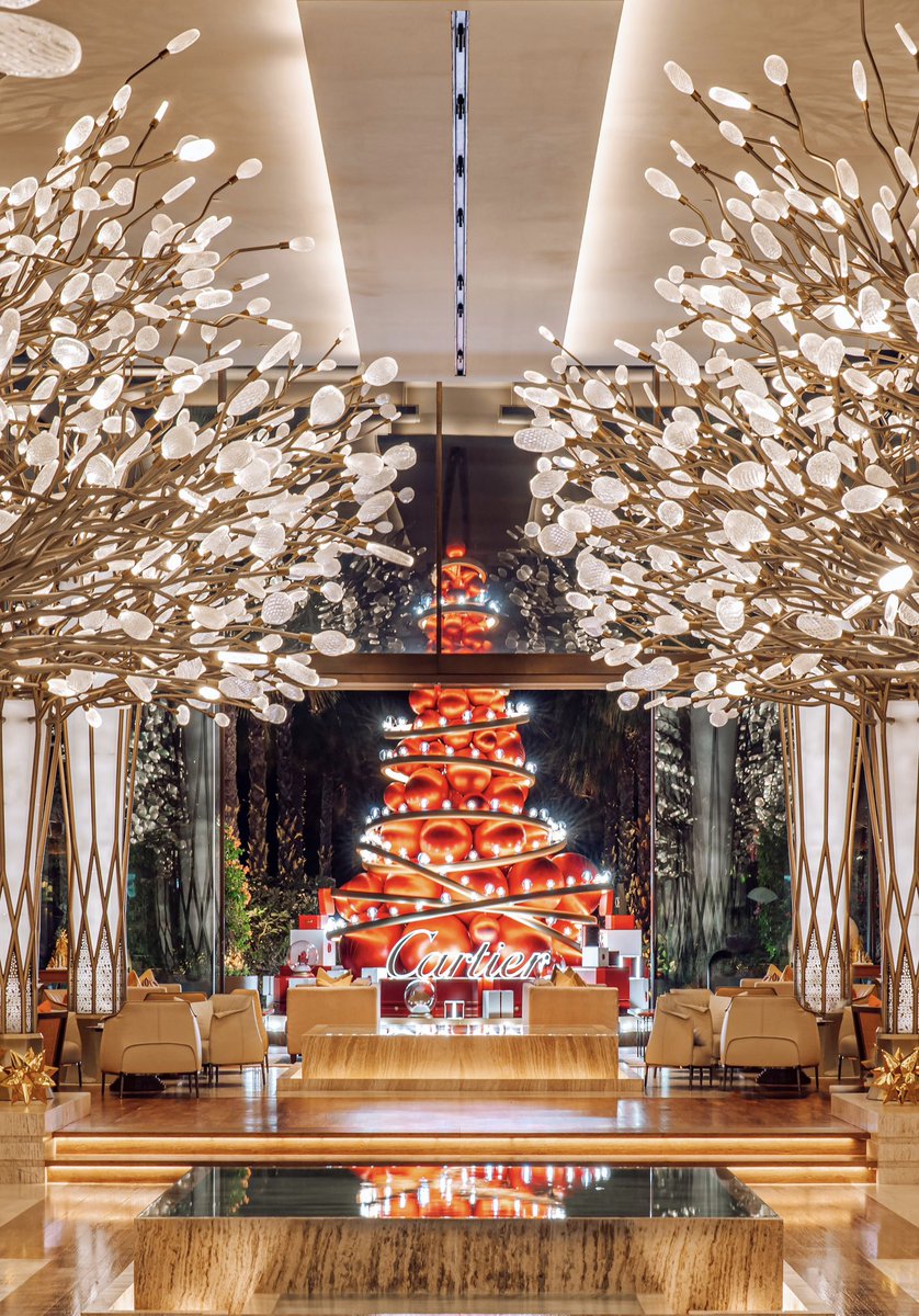 Enjoy a magical Christmas at Noor Lounge Dubai as you sit beneath a canopy of twinkling lights or around our Cartier tree on our terrace. Sip on delicious hot chocolate and enjoy Afternoon Tea with a festive twist. #ImAFan #MODubai