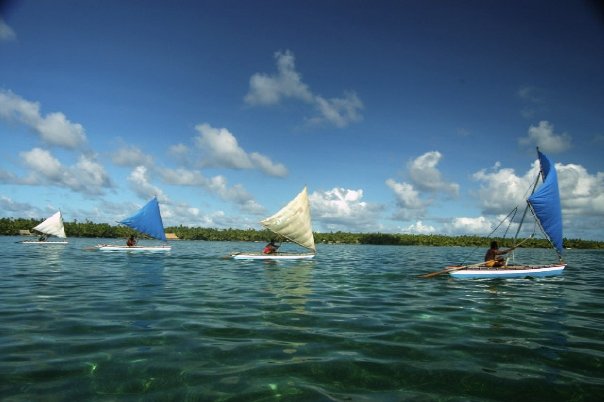 Experience and enjoy sailing our turquoise lagoon the Kiribati way using our own traditional sailing canoe, considered one of the fastest sailing canoes in the pacific. 
Message us for more information should you wish to participate. 
#visitkiribati #kiribatifortravellers