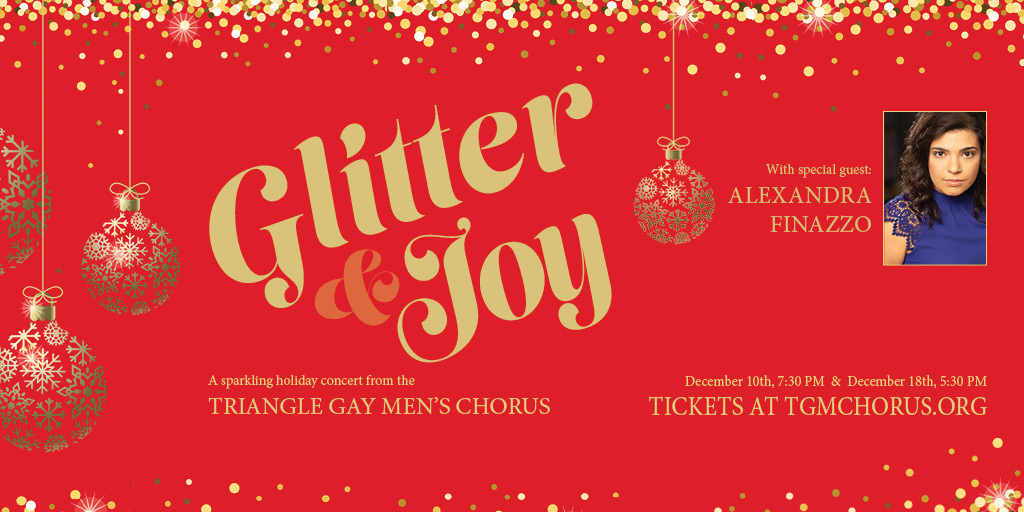 It's #NationalUglySweaterDay and <a href="/TriangleGMC/">TGMC</a> totally understood the assignment. See us dressed in something more traditional for Glitter &amp; Joy this Sunday at 5:30 PM. Tickets still available at tgmchorus.org #Throwback