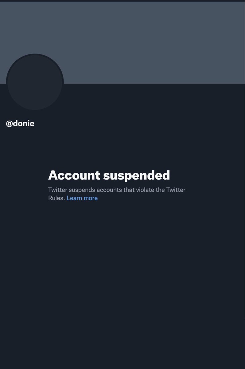 My <a href="/CNN/">CNN</a> colleague <a href="/donie/">Donie O'Sullivan</a> had his @Twitter account suspended along with several journalists from other organizations that cover <a href="/elonmusk/">Elon Musk</a>