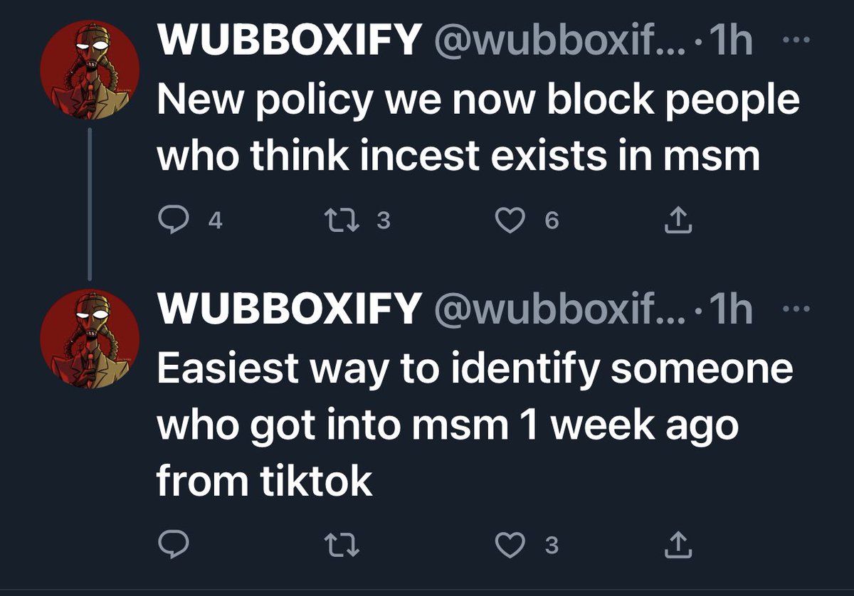 // adl
new policy: we now block people who don’t think incest exists in MSM
(&amp; Galvana literally made all the Wubboxes??? how do you think it’s Not incest when they’re shipped together)
